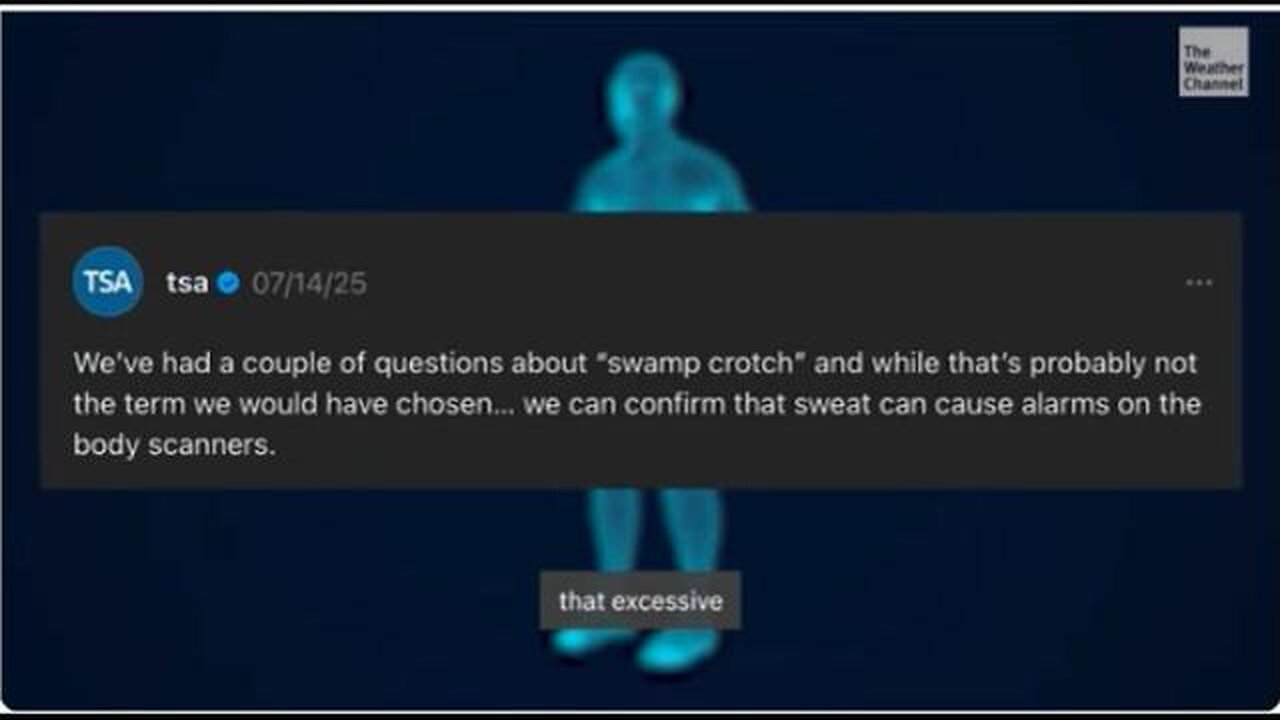 Wipe Off Your Crotch Before You Go Thru TSA