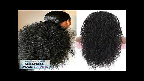 Sylhair Drawstring Curly Ponytail Extension for African Women Afro Kinky Curly Hair Review