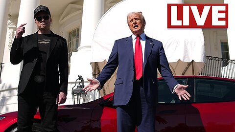 RAW: President Trump and Elon Musk Speak After The President Buys New Tesla (3/11/25)