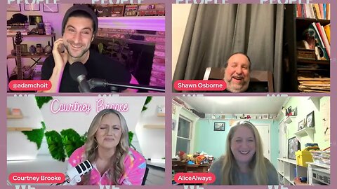 162. Livestream with Courtney Brooke, Alice Always, and Shawn Osborne