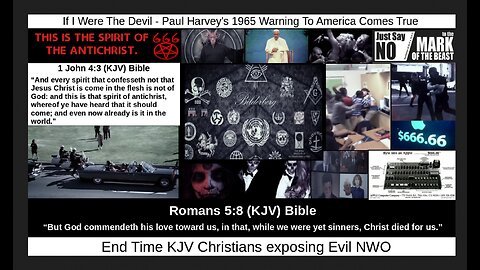 If I Were The Devil - Paul Harvey's 1965 Warning To America Comes True
