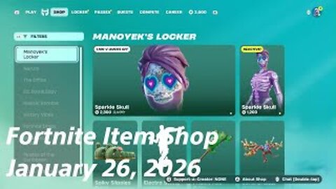 Fortnite Item Shop|January 26, 2026