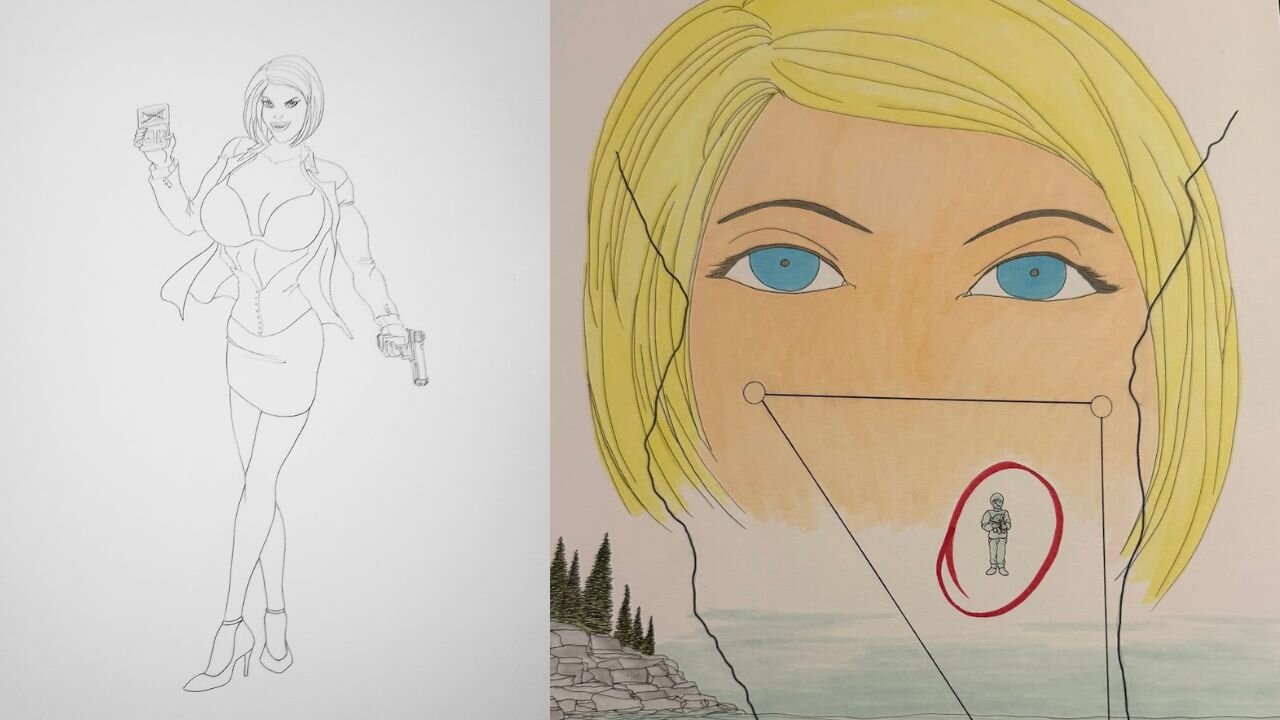 LUKE SKETCHES! (A Business Plan for My Comic Encrypted)