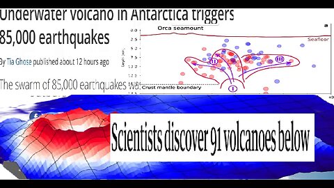 Underwater Volcano In , #Antarctica ,Triggers 85,000