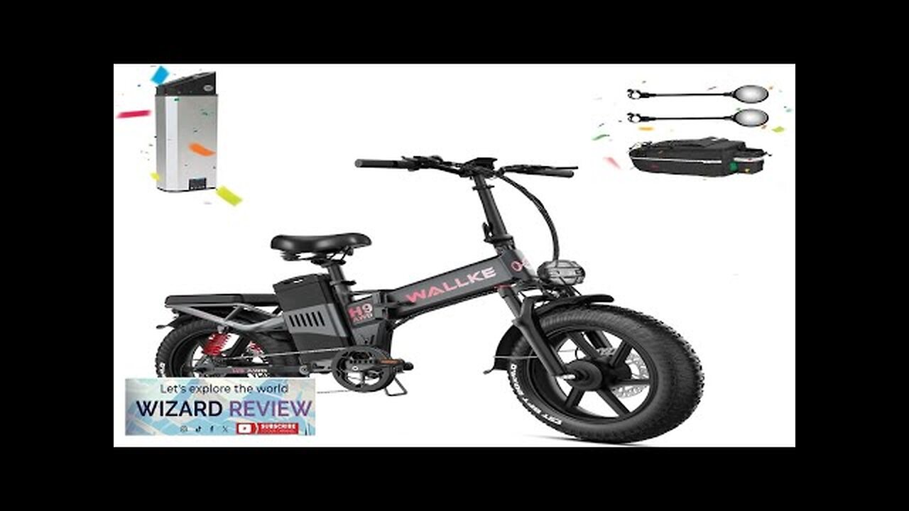 W Wallke Folding Electric Bike for Adults 2000W Dual Motor 48V 40Ah/60Ah/82Ah Review