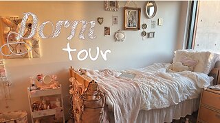 Apartment Girls | Audrey Aesthetic Dorm Tour! ¦ Move in with me 4K HD