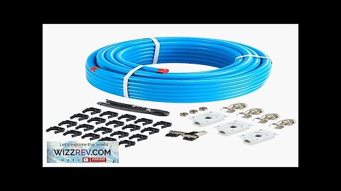 Air Compressor Line Kit 3/4'' x 100FT HDPE/Aluminum Shop Air Piping System Review