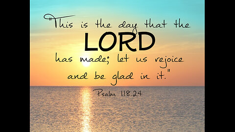 Sunday Talk with Jamal Psalm 118/24 "This is the day 16/2/25