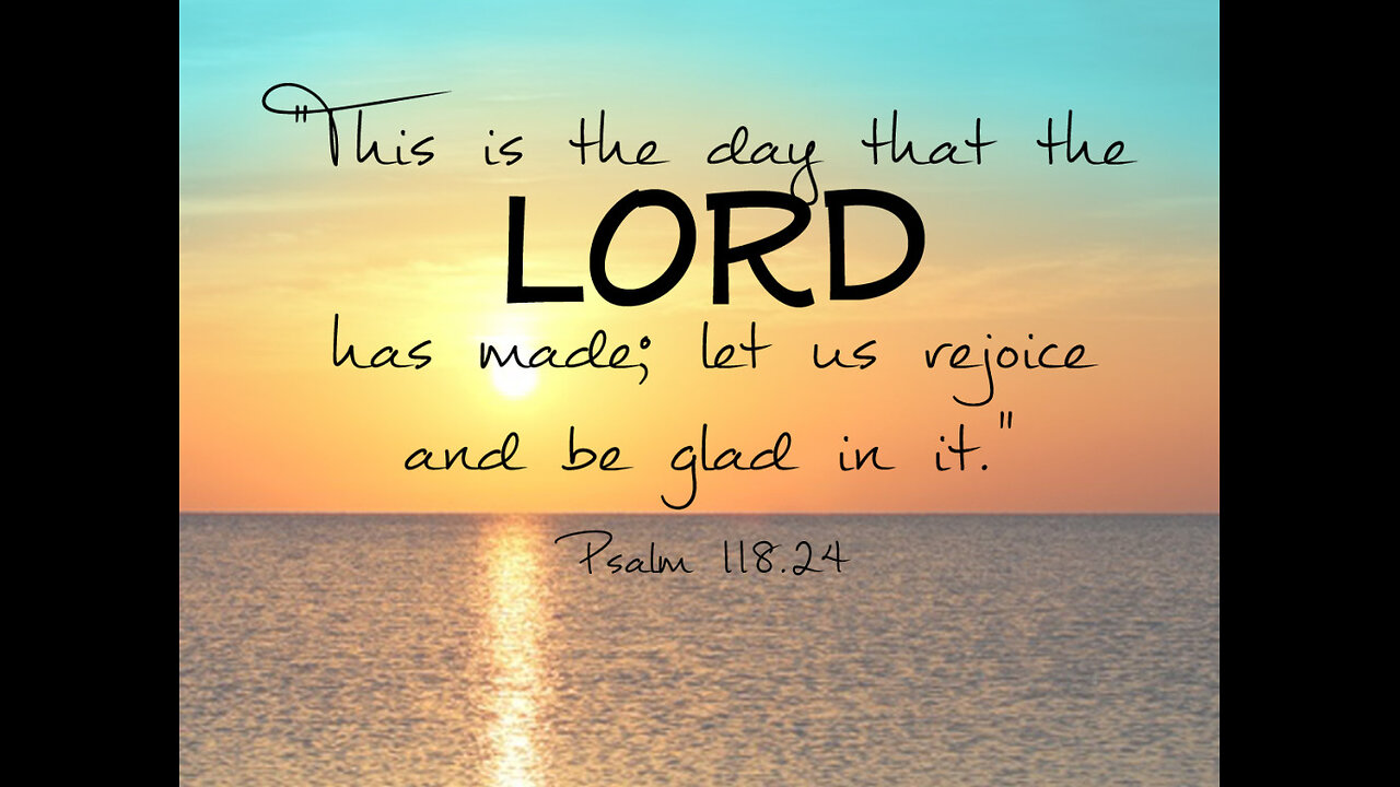 Sunday Talk with Jamal Psalm 118/24 "This is the day 16/2/25
