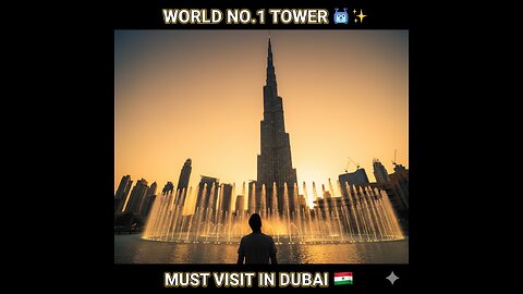 “Burj Khalifa Dubai 🏙️ | World’s Tallest Tower 🇦🇪 | Dubai Ka Fakhar ✨”