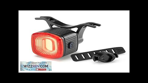 ROCKBROS R2 Smart Brake Sensing Bike Taillight Same Frequency Induction Rear Light Review