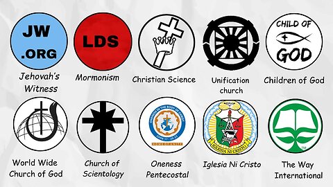 Tutte le principali SETTE cristiane eretiche spiegate DOCUMENTARIO Il paganesimo moderno,comprende una vasta serie di cults,sette e nuovi movimenti religiosi detti NRM e cult UFO,apocalittici che esistono da decenni