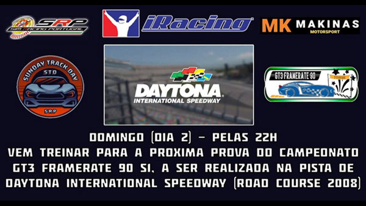 🇵🇹 [iRacing Live] 🇵🇹 Sunday Track Day @ Daytona