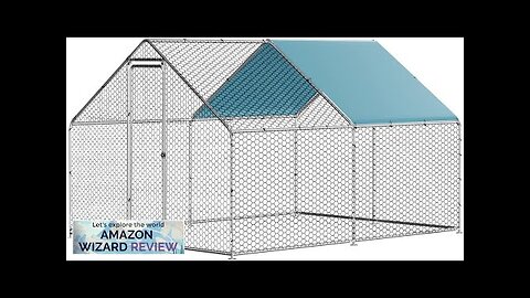 ROOMTEC Large Chicken Run Metal Chicken Coops for 10-20 ChickensChicken House Dog Review