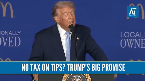 Trump’s Bold “No Tax on Tips” Promise at McDonald’s Summit | US Politics | Amaravati Today