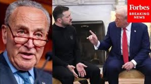 US Schumer Caught Having Secret Meeting with Ukraine Zelensky