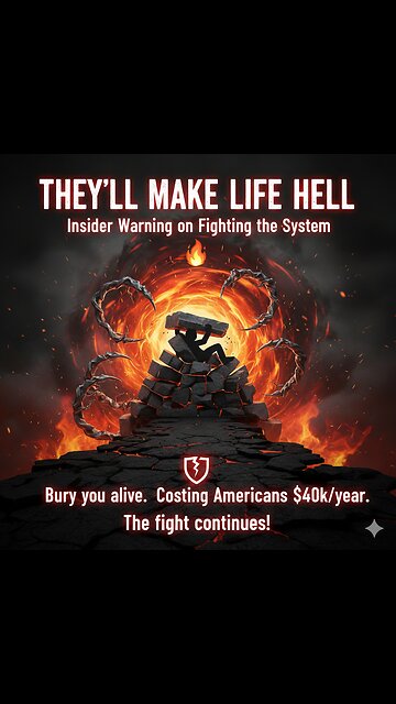 THEY'LL MAKE LIFE HELL: Insider Warning on Fighting the System