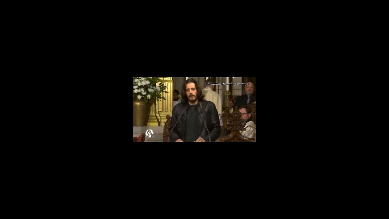 Jonathan Roumie attended the Eucharistic procession in Newyork