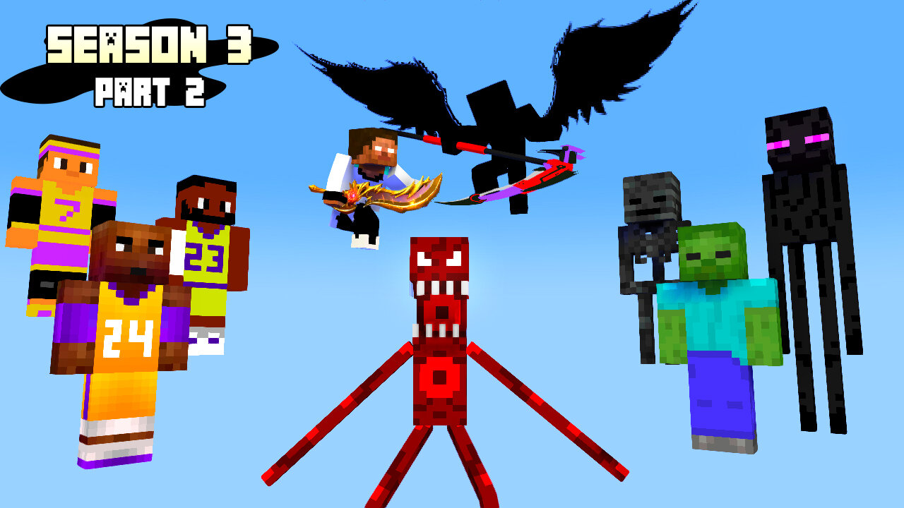 Season 3 Part 2: NBA Players vs Monsters – The Anomaly Strikes! | Minecraft Doomsday