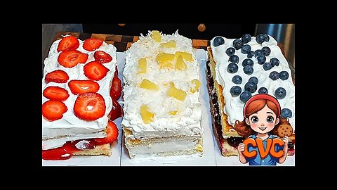 Fruit Bar Cake - Easy Cake Recipes - Canned Pie Filling