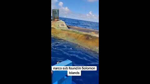 #narcosub found in #SolomonIslands #submarine #submersible #japd