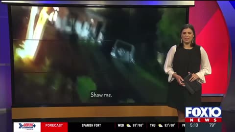 10/7/2025 Okaloosa Florida. Dog leads Police to 86 year old woman who fell