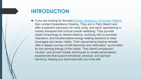 Best Energy Healing in Currumbin Waters