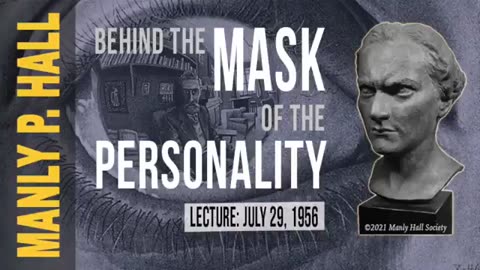 The Mask of Personality - Manly P. Hall
