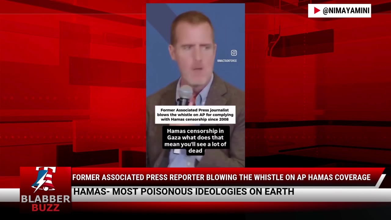 Former Associated Press Reporter Blowing The Whistle On AP Hamas Coverage