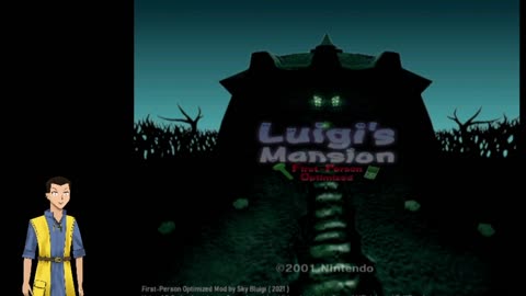 Luigi's Mansion (1stP Hack/Dolphin) day 1