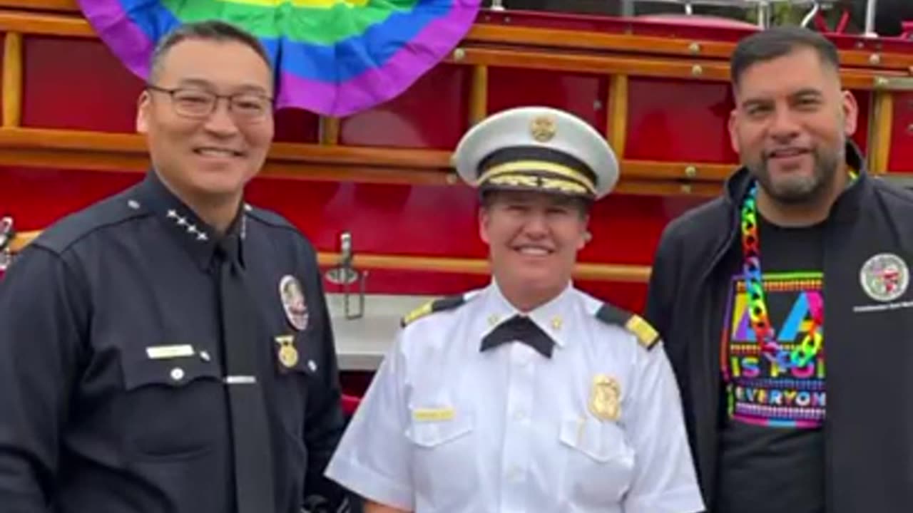 LA LGB BBQ'S DEI: LA Fire Dept's 1st LGBTQ Chief Says Her Priority Is DEI, LA Mayor Traveling in Ghana