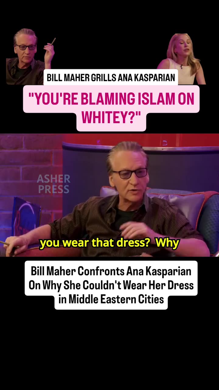 YOURE BLAMING ISLAM ON WHITEY? - Bill Maher grills Ana Kasparian
