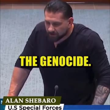 ALAN SHEBARO U.S Special Forces “what’s going on in Gaza is not a war. I know war”