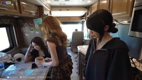 Cinna Breaks The Mirror After An Accident In The RV/
