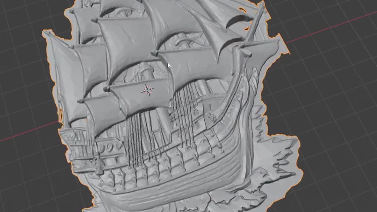 “3D Blender Boat 360° – Stunning Model Showcase”