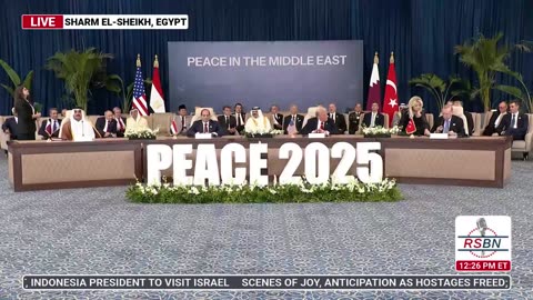 BREAKING: President Trump Signs the Historic Peace Deal - 10/13/25