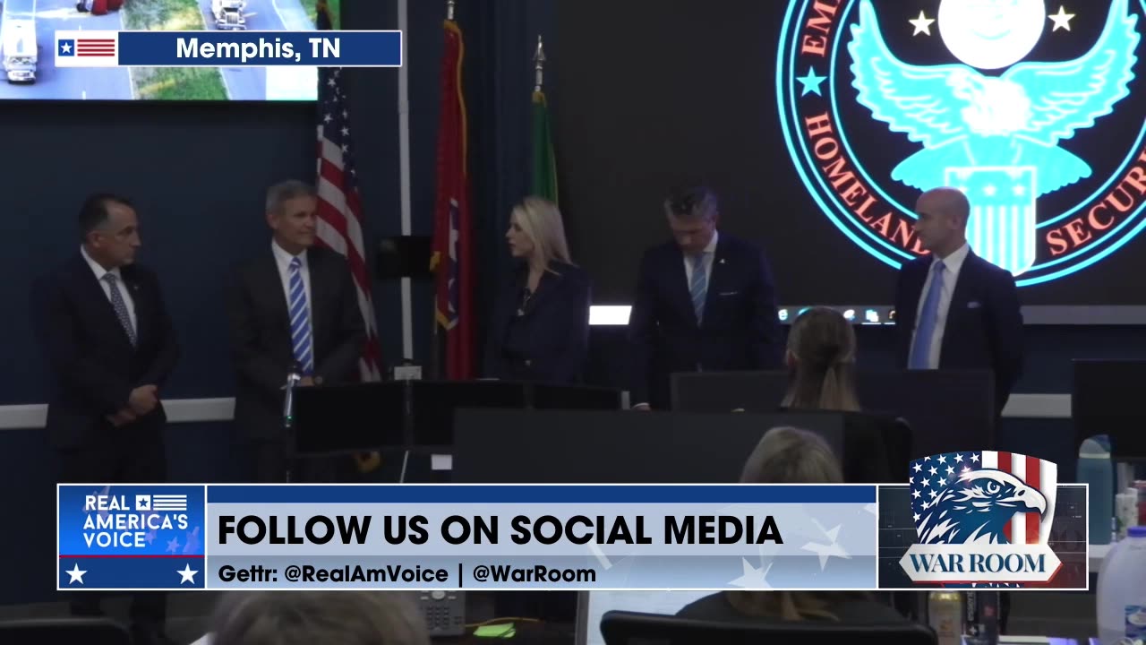 Secretary Hegseth, AG Bondi, And Stephen Miller Deliver Remarks Ahead Of The Liberation Of Memphis