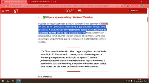 Filhos são presos suspeitos de matar pai para ficar com herança.mp4