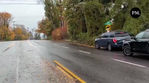 woman starts panicking, hyperventilating, and begging for mercy after getting pulled over