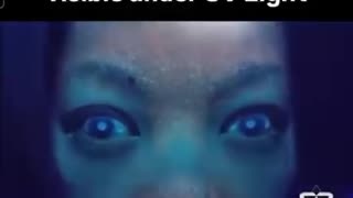 The VAXXED Glow Under UV Light - NanoTech and SHEDDING