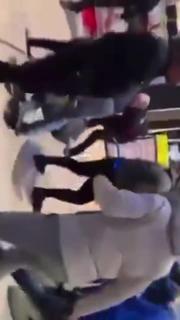 attacked an innocent man with an axe before being taken down by bystanders.