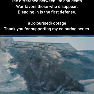 Hidden in Plain Sight US Soldiers Test Camouflage #ColourisedHistory