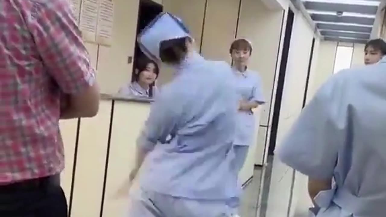 Japanese Nurse Getting Jiggy With it