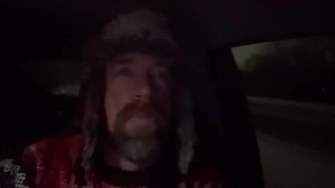 PURE ICE skating rink highway with crippling ice storm in Holly Springs, Mississippi