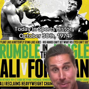 THE HISTORIC SPORTS MOMENT OF OCTOBER 30th, 1974