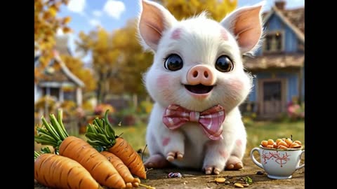 Funny pig.