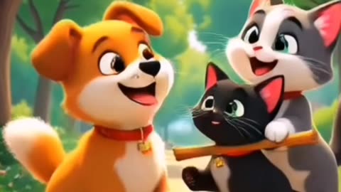 😼 Jealous Black Cat Tries to Break Friendship 🐱💔 |