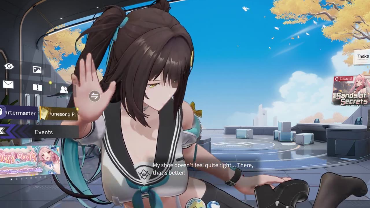 Snowbreak Siris Underwater Hues Lobby Interactive