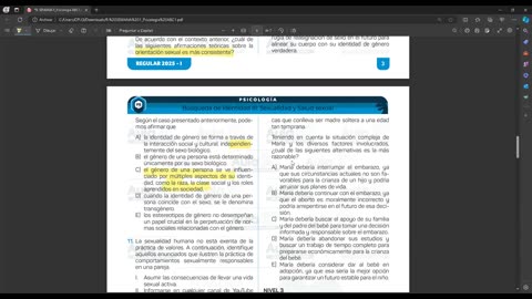 AULA 20 REGULAR 2025 - 1 | Semana 01 | Psicología