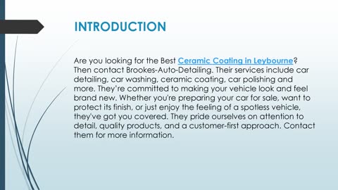Best Ceramic Coating in Leybourne